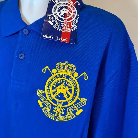 NWT Continental Country Club Polo 2XL - Picture 4 of 12